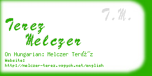 terez melczer business card